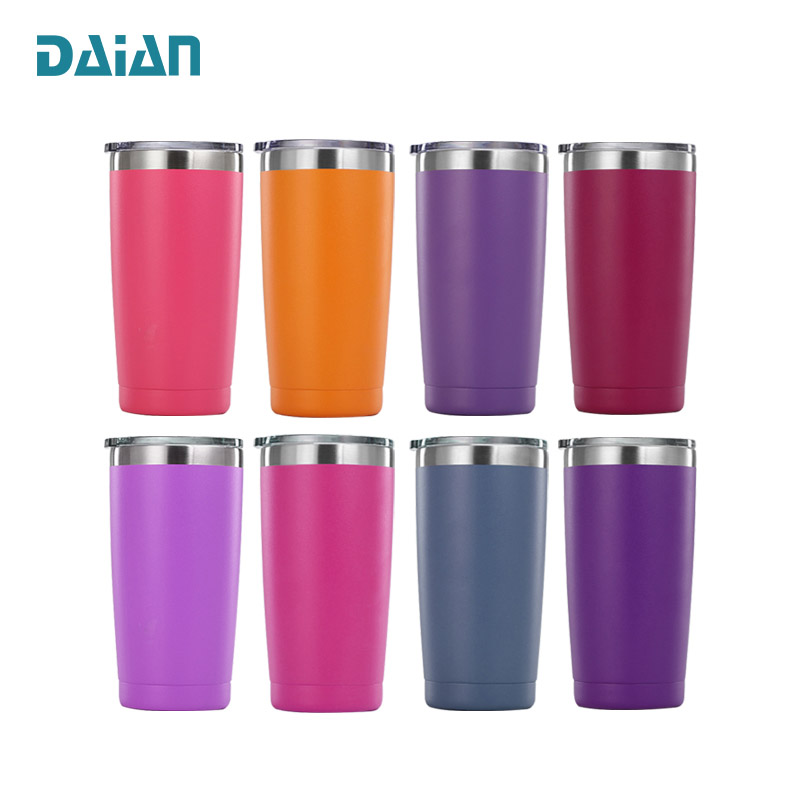 Stainless Steel 20oz Travel Mug Double Wall Metal Insulated Vacuum Tumbler