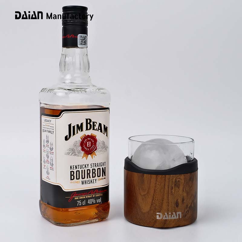 New Arrival Stainless Steel Insulation Rocks No Sweat Sleeve 9oz 12oz Cocktail Wine Whiskey Beer Can Glass For Party